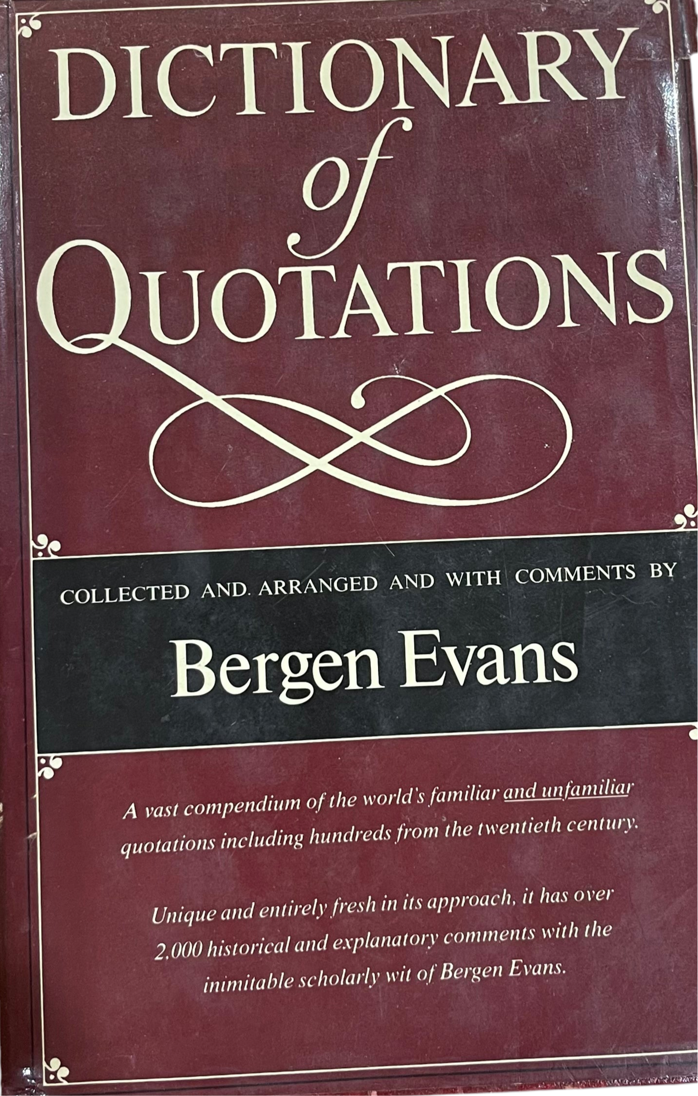 Dictionary of Quotations by Bergen Evans