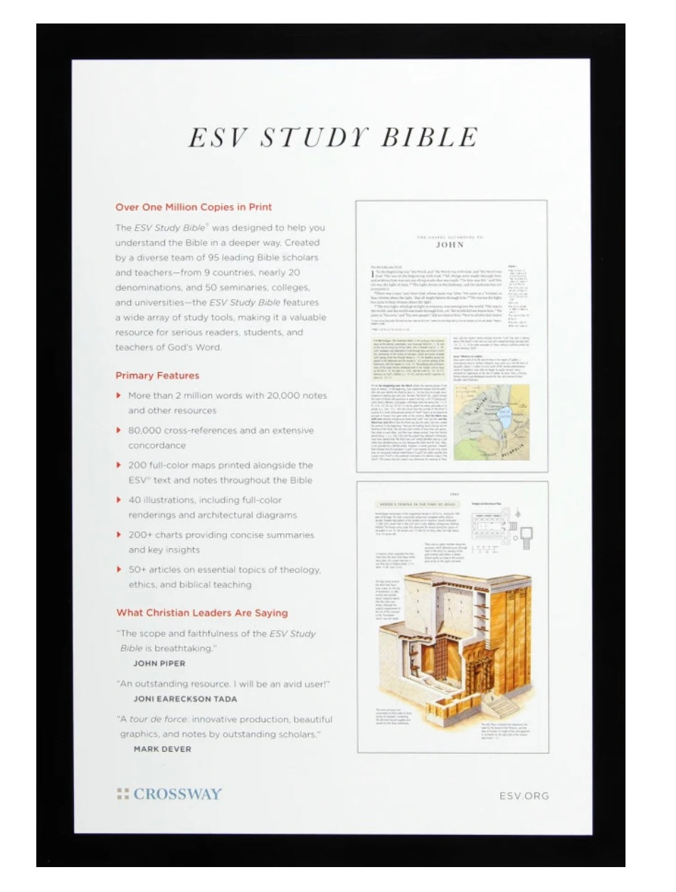 ESV Study Bible (Black Letter Edition)
