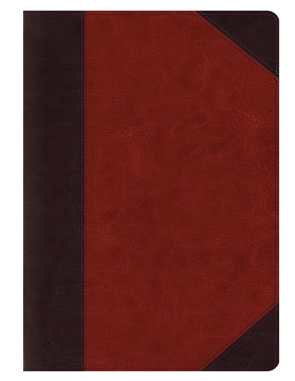 ESV Study Bible Large Print Brown/Cordovan Portfolio Design (Black Letter Edition)