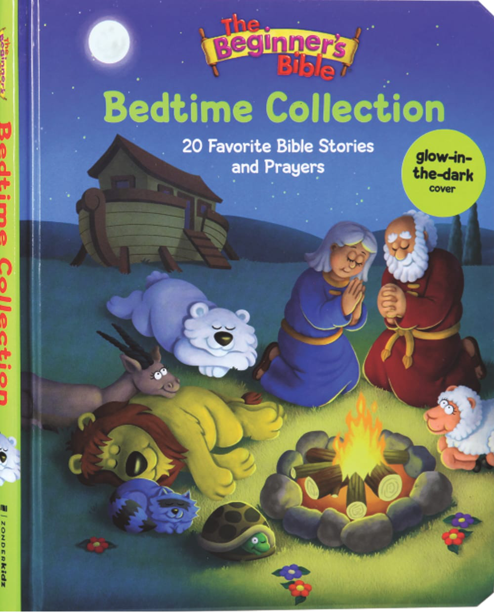 Bedtime Collection -20 Favourite Bible Stories and Prayers with Glow in the Dark Cover