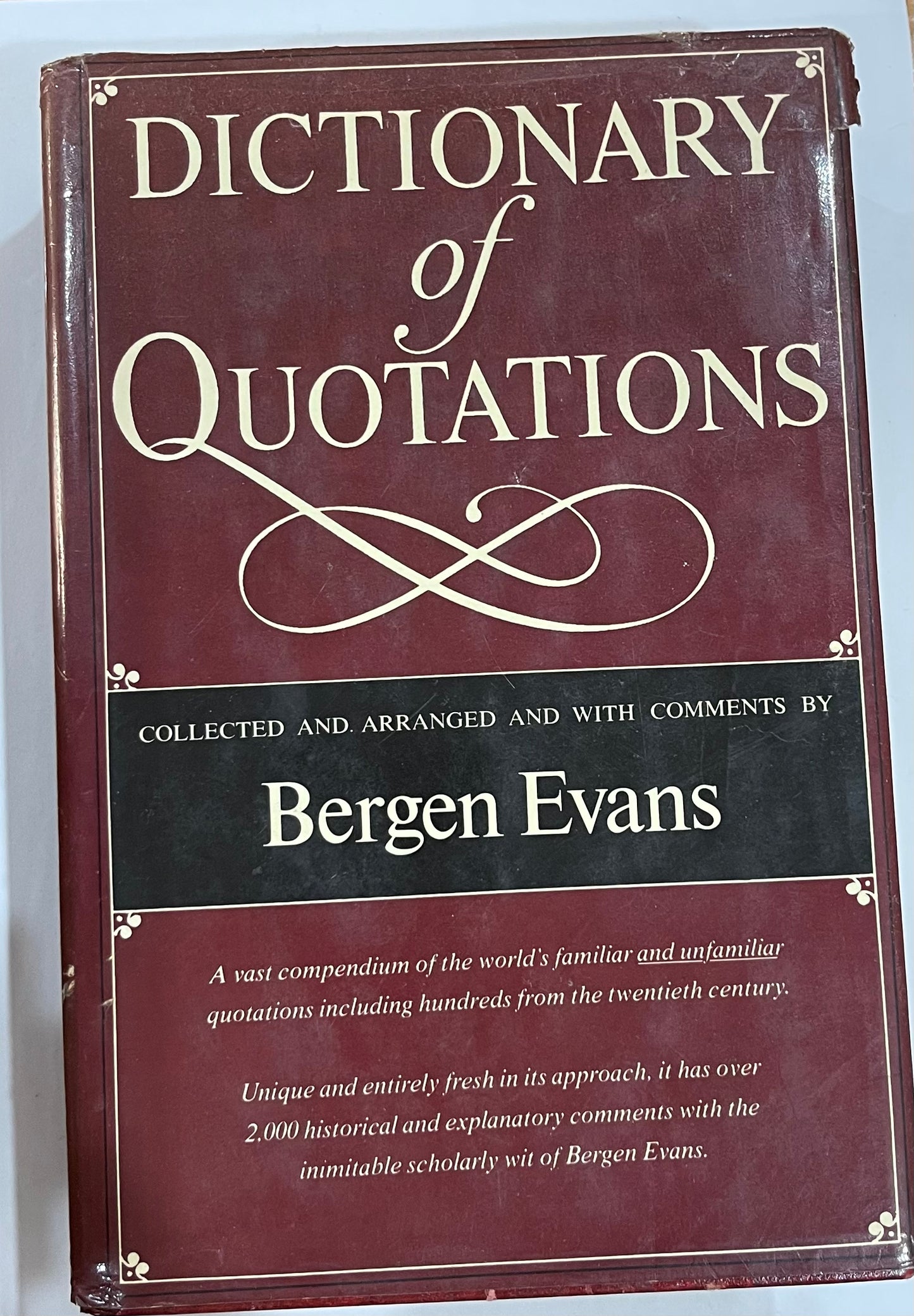 Dictionary of Quotations by Bergen Evans