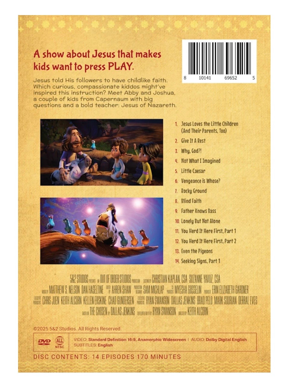 The Chosen Adventures, Season One DVD (14 Episodes)