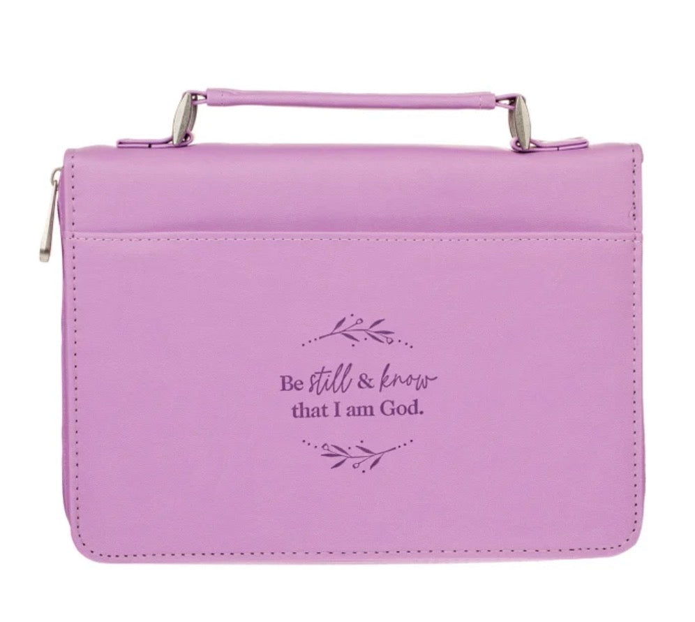 Bible Cover - Large - Be Still and Know Psalm 46:10