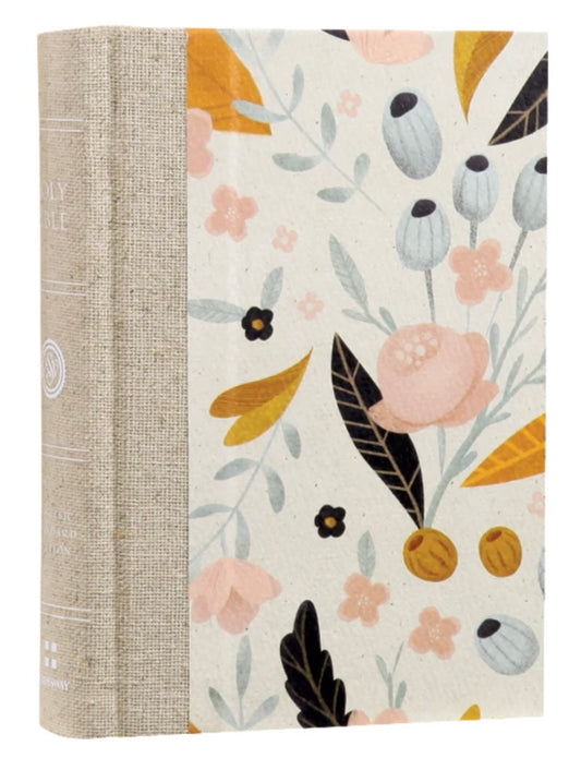 ESV Large Print Compact Bible Spring Bloom (Red Letter Edition)
