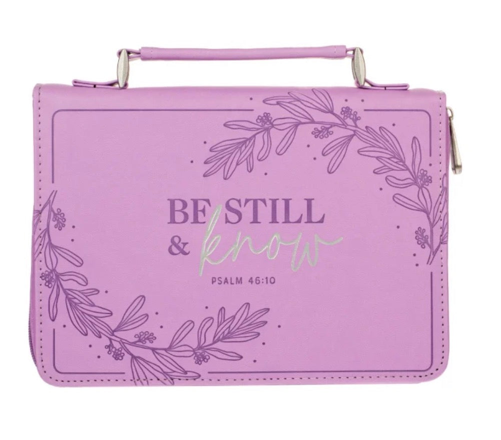 Bible Cover - Large - Be Still and Know Psalm 46:10